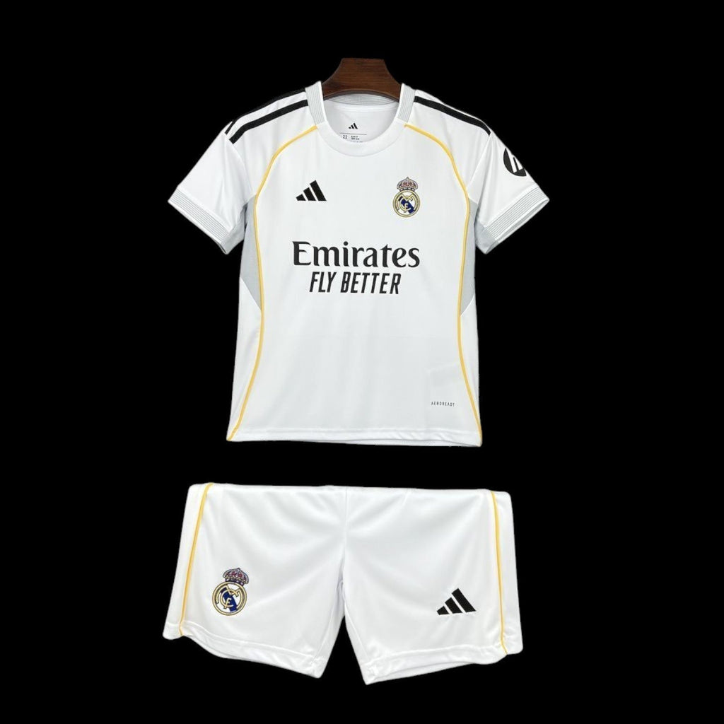 Real Madrid Maillot Domicile 25/26 – Enfant