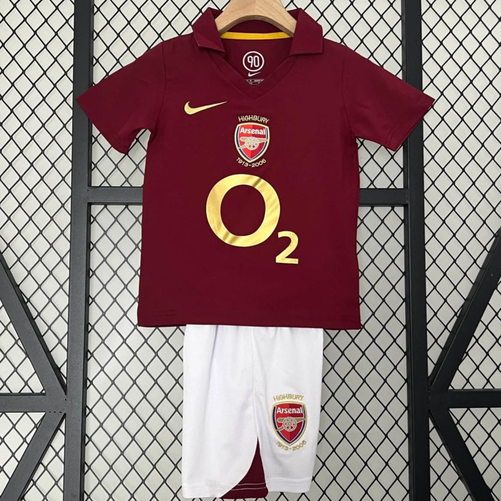 Arsenal Ensemble Enfant Domicile Rétro 05/06