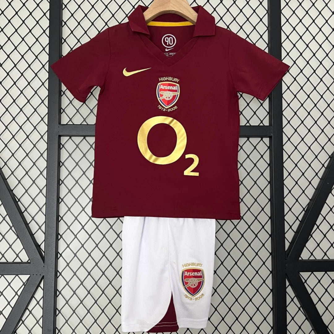 Arsenal Ensemble Enfant Domicile Rétro 05/06