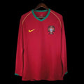 Portugal Maillot Manches Longues Domicile Rétro 2006