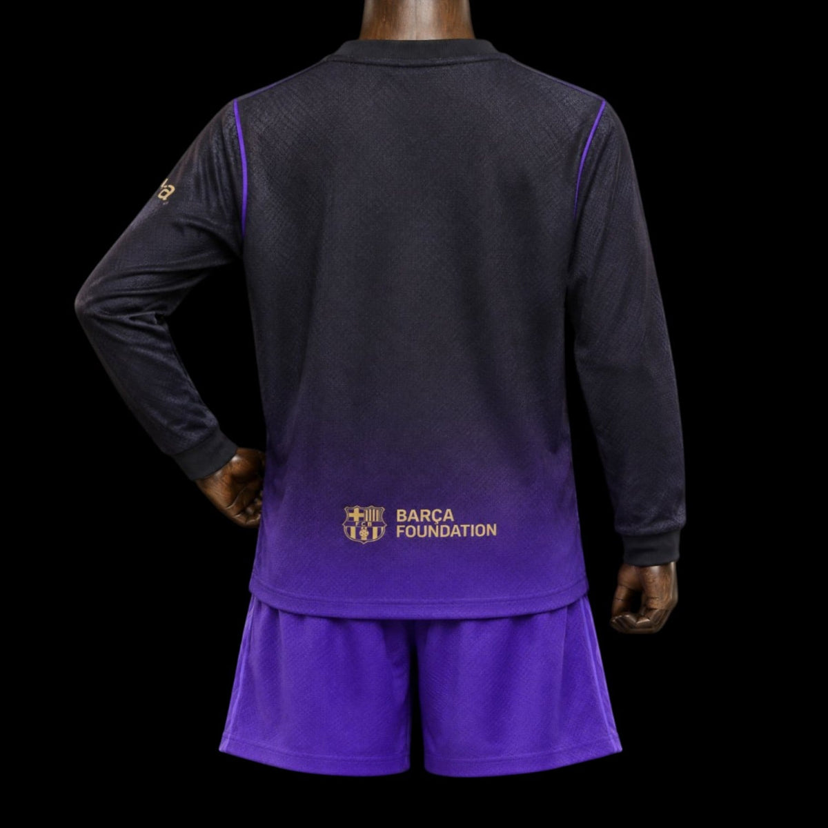 Barcelone Maillot Manches Longues Extérieur 26/27 – Enfant