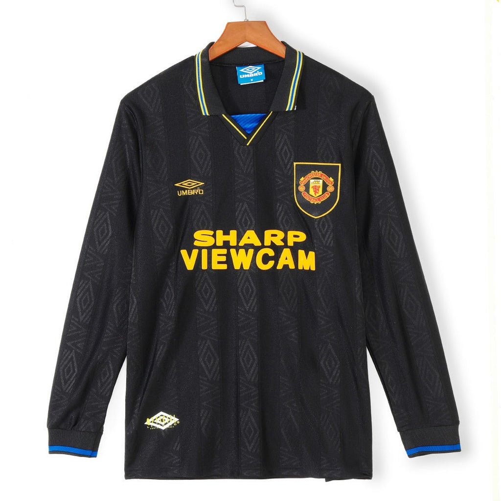 Manchester United Maillot Extérieur Rétro 93/94 – Manches Longues
