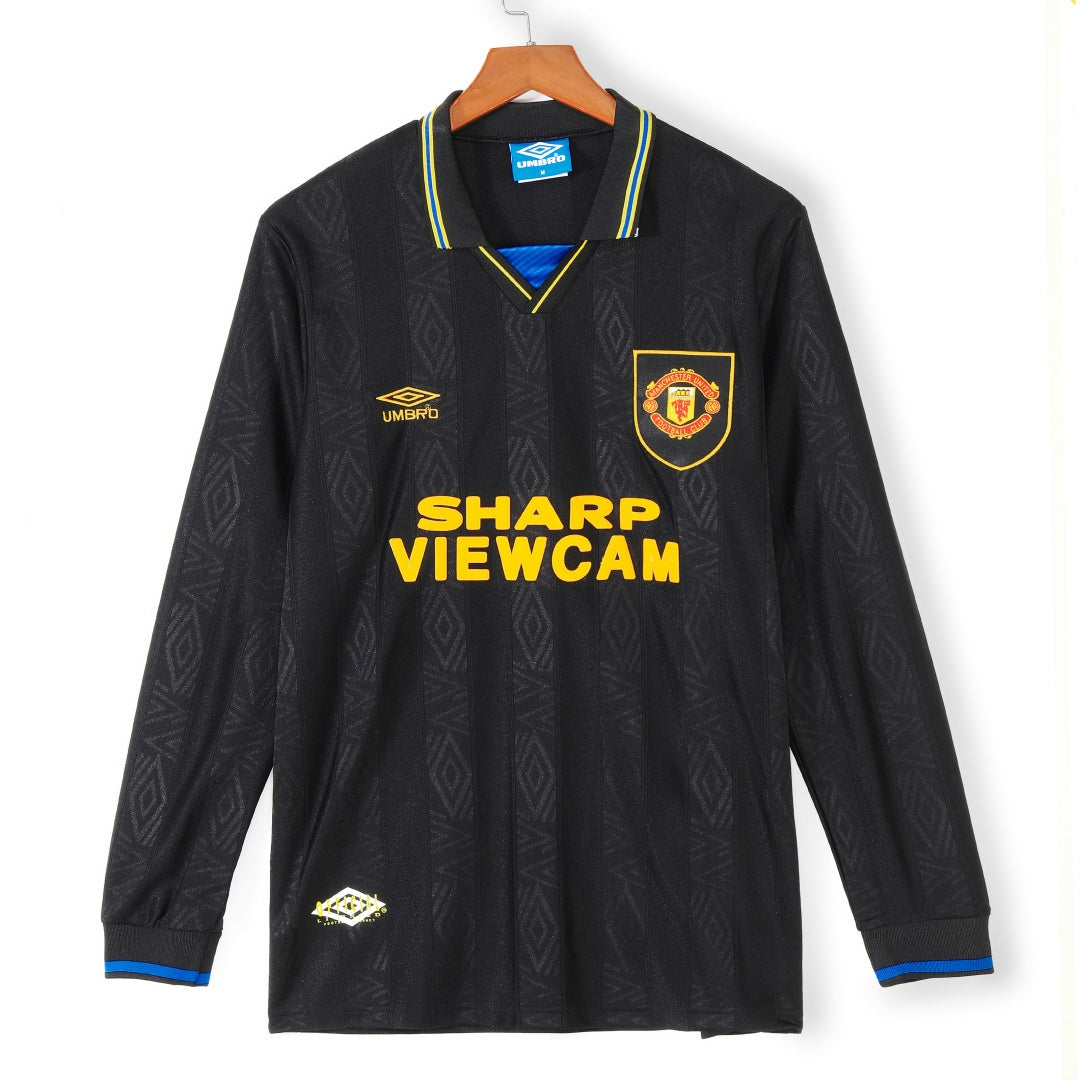 Manchester United Maillot Extérieur Rétro 93/94 – Manches Longues
