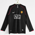 Manchester United maillot extérieur Rétro Manches Longues 2007 2008