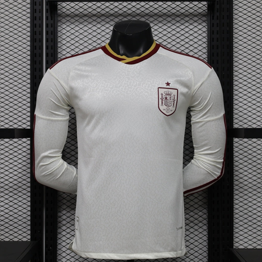 Espagne Maillot Manches Longues Extérieur 2026 – Version Player