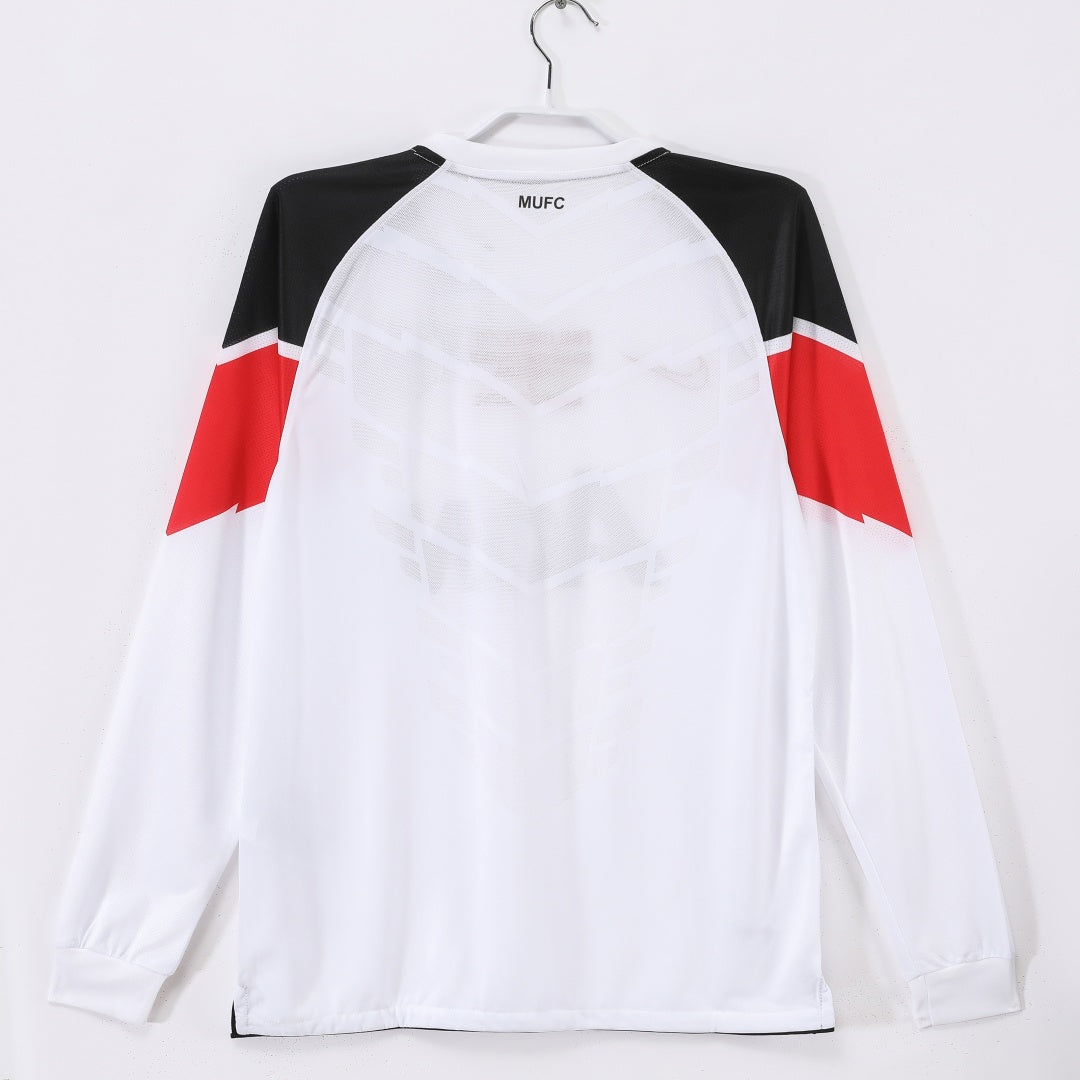 Manchester United Maillot Extérieur Rétro 10/11 – Manches Longues