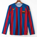 Barcelone Maillot Manches Longues Domicile Rétro 2005/2006