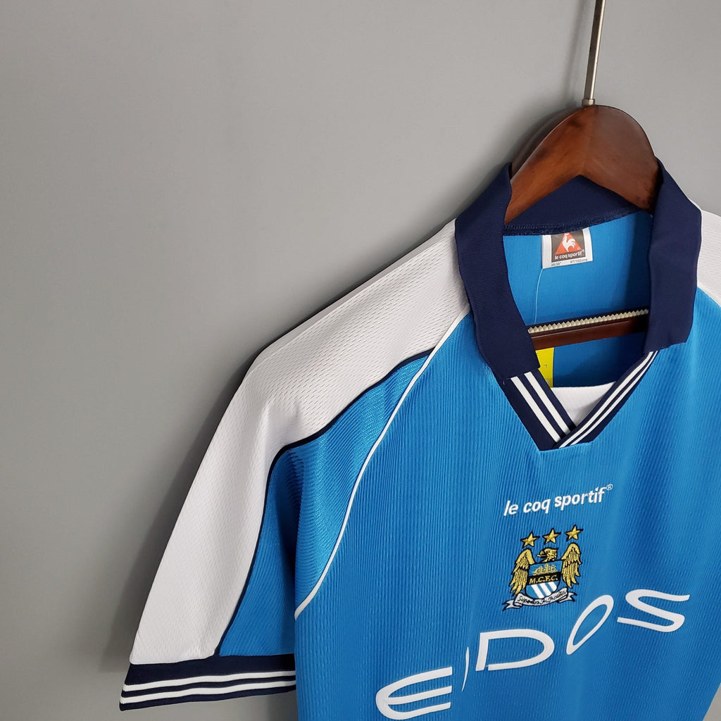 Manchester City Maillot Rétro 99/01