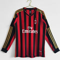 Milan AC Maillot Domicile Rétro 13/14 – Manches Longues