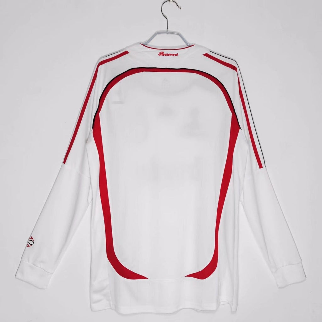 Milan AC Maillot Extérieur Rétro 06/07 – Manches Longues
