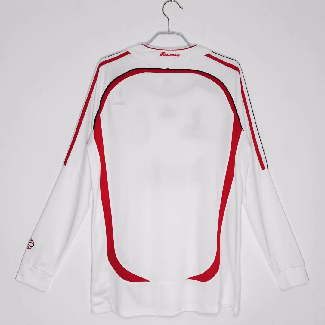 Milan AC Maillot Extérieur Rétro 06/07 – Manches Longues
