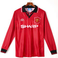 Manchester United Maillot Domicile Rétro 94/96 – Manches Longues
