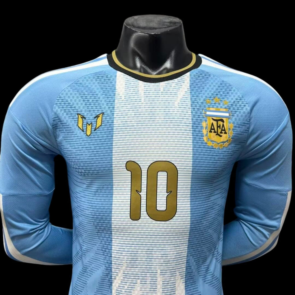 Argentine Maillot Manches Longues Commémoratif Adieu Messi 26/27 – Version Player