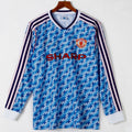 Manchester United Maillot Extérieur Rétro 90/92 – Manches Longues