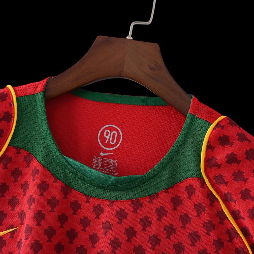 Portugal Maillot Domicile Rétro 2004