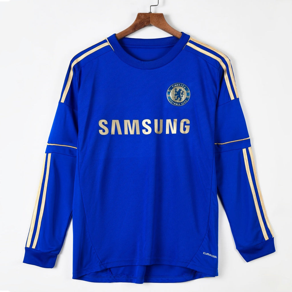 Chelsea Maillot Domicile Rétro 12/13 – Manches Longues