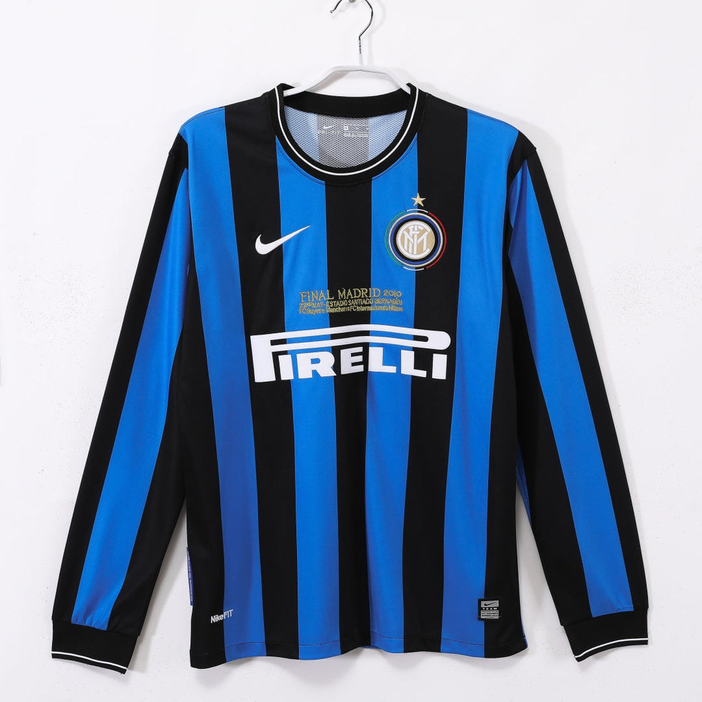Inter Milan Maillot Manches Longues Domicile Rétro 2009/2010
