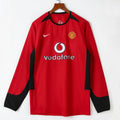 Manchester United Maillot Domicile Rétro 02/04 – Manches Longues