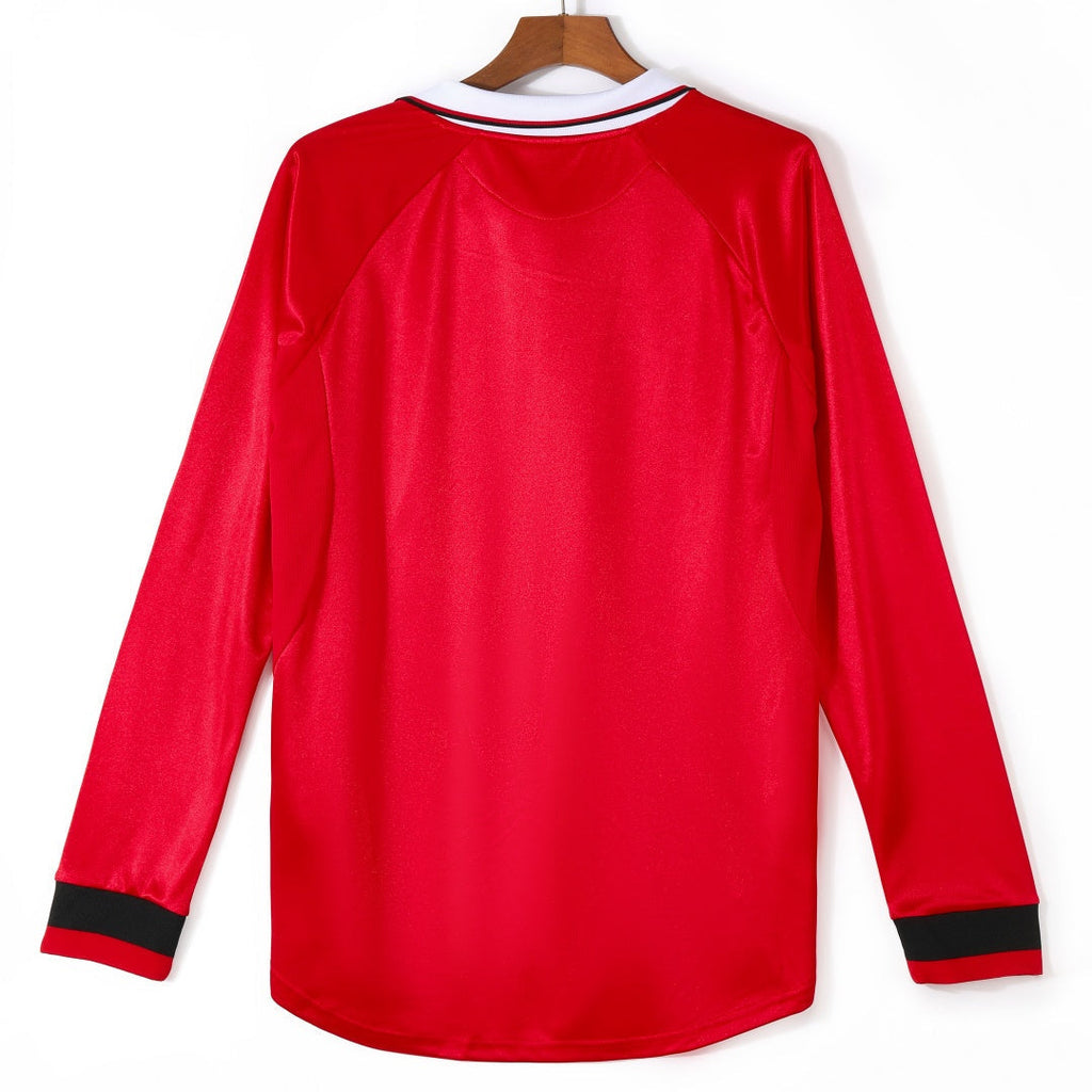 Manchester United Maillot Domicile Rétro 99/00 – Manches Longues