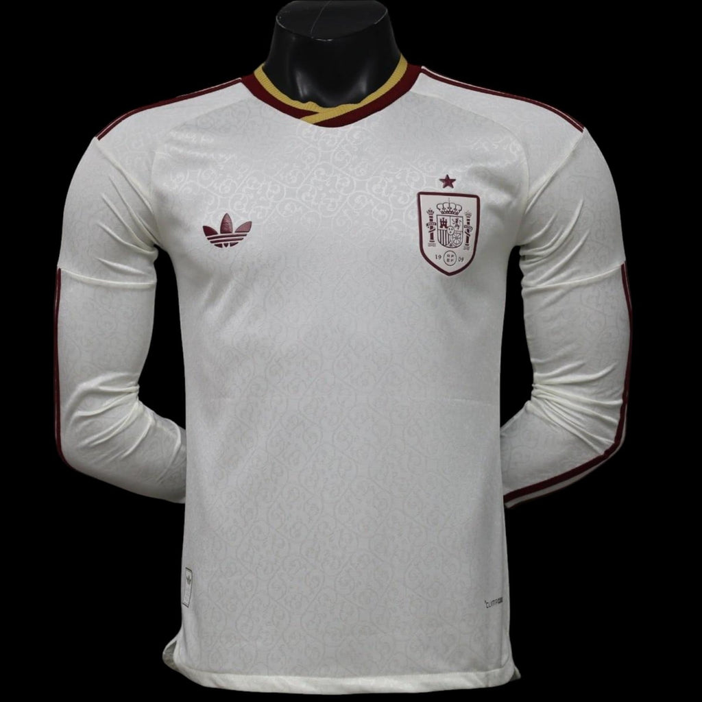 Espagne Maillot Manches Longues Extérieur 26/27 – Version Player