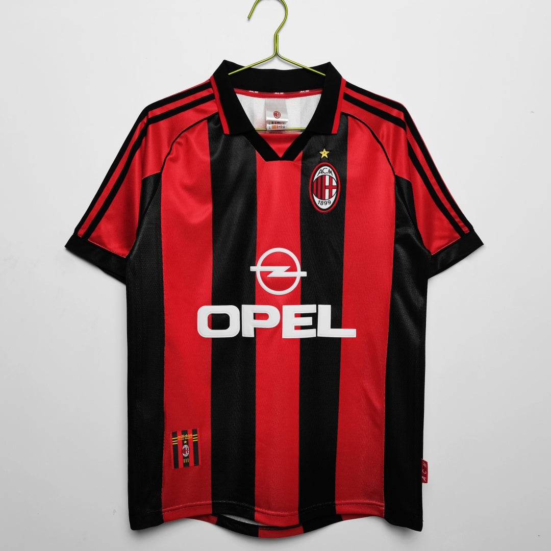 Milan AC Maillot Domicile Rétro 98/99