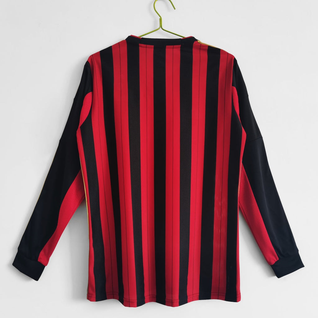 Milan AC Maillot Domicile Rétro 13/14 – Manches Longues