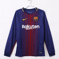 Barcelone Maillot Manches Longues Domicile Rétro 2017/2018