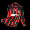 Milan AC Maillot Domicile Rétro Manches Longues 2006/2007