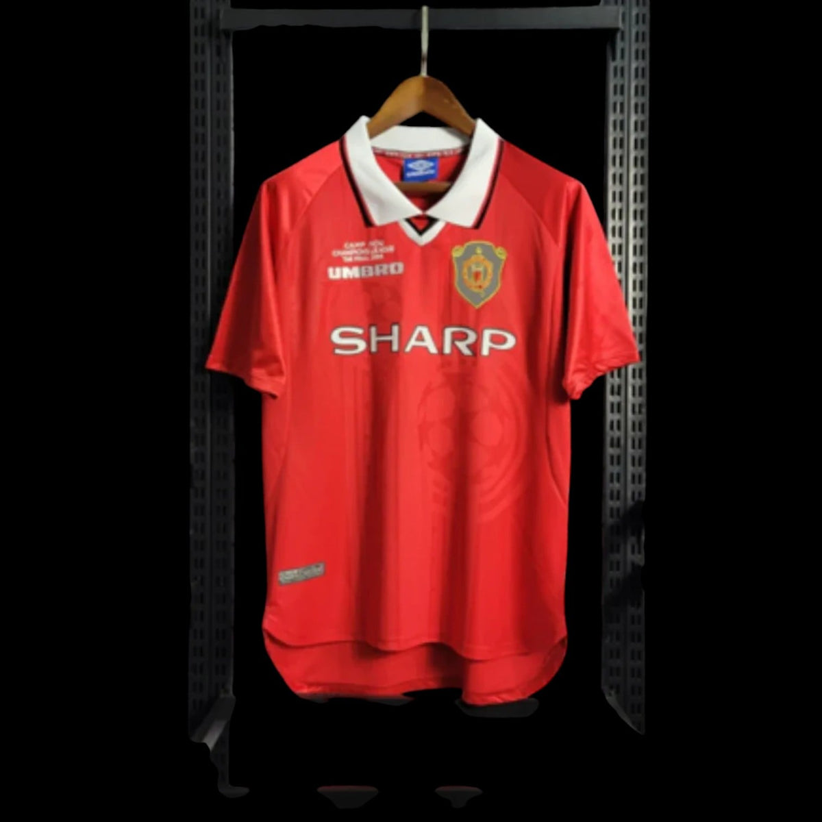 Manchester United Maillot Rétro 1999